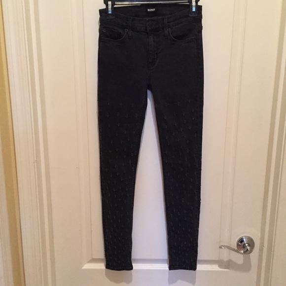 Hudson Jeans Denim - Hudson Nico Midrise Skinny Ankle Distressed Jeans